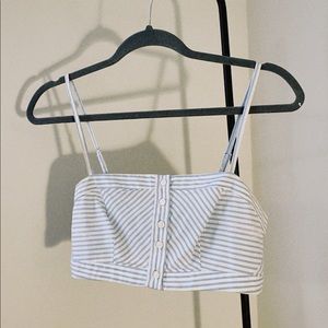 Urban Outfitters Striped Crop Top